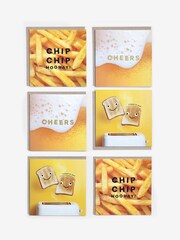6 Pack Yellow Fun Occasion Cards - Image 1 of 5