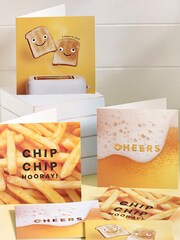 6 Pack Yellow Fun Occasion Cards - Image 2 of 5