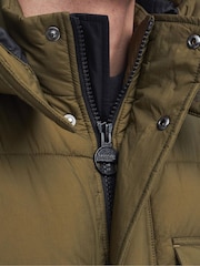 Barbour® International Olive Green Haze Hooded Puffer Jacket - Image 6 of 7