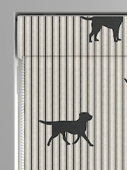 Emily Bond Coal Black 100% Cotton Marley Made to Measure Roman Blinds - Image 3 of 5