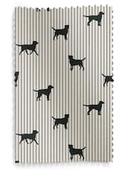 Emily Bond Coal Black 100% Cotton Marley Made to Measure Roman Blinds - Image 5 of 5