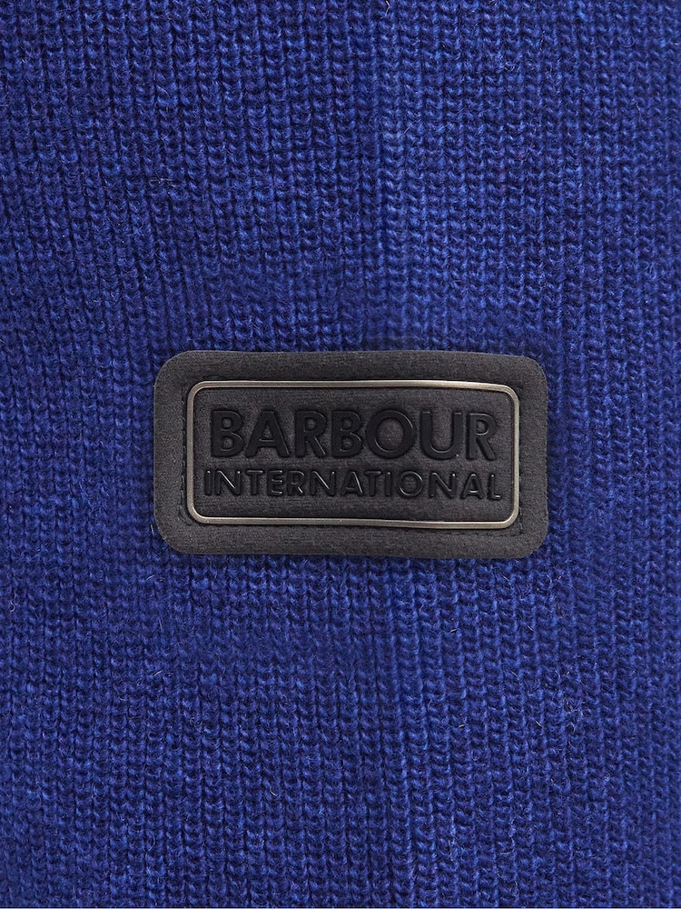 Barbour® International Crawley Wool Mix Knitted Jumper - Image 7 of 7