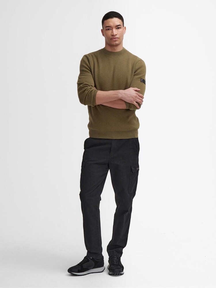 Barbour® International Crawley Wool Mix Knitted Jumper - Image 1 of 6 Barbour® International Crawley Wool Mix Knitted Jumper - Image 1 of 6
