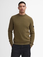Barbour® International Crawley Wool Mix Knitted Jumper - Image 3 of 6