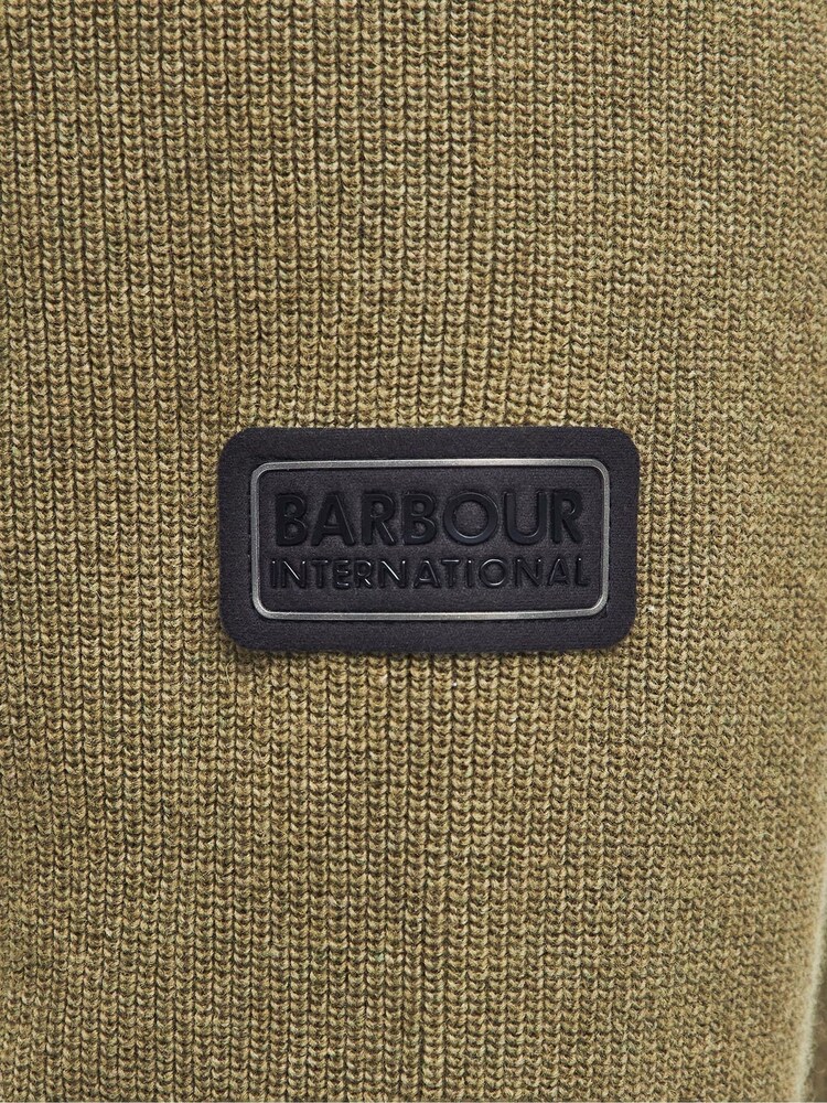Barbour® International Crawley Wool Mix Knitted Jumper - Image 6 of 6 Barbour® International Crawley Wool Mix Knitted Jumper - Image 6 of 6