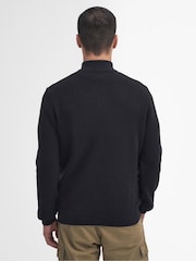 Barbour® International Crawley Wool Mix Funnel Quarter Zip Jumper - Image 2 of 5
