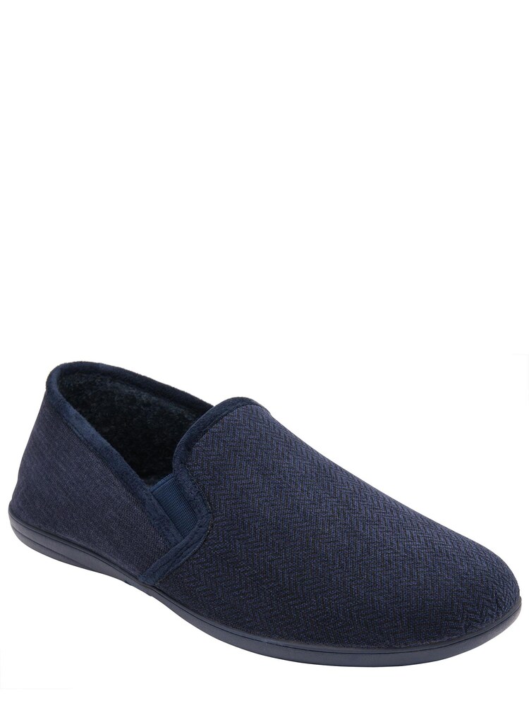 Lotus Blue Flat Full Slippers - Image 1 of 4