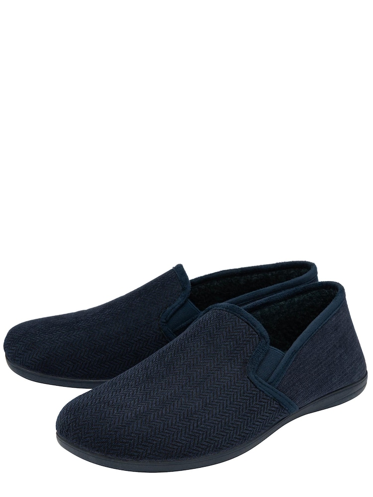 Lotus Blue Flat Full Slippers - Image 2 of 4