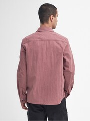 Barbour® International Pink Maze Peached Overshirt - Image 3 of 8