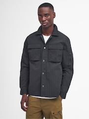 Barbour® International Olive Green Scots Nylon Overshirt - Image 1 of 7