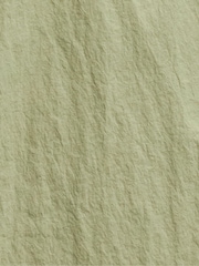 Barbour® International Olive Green Scots Nylon Overshirt - Image 8 of 9