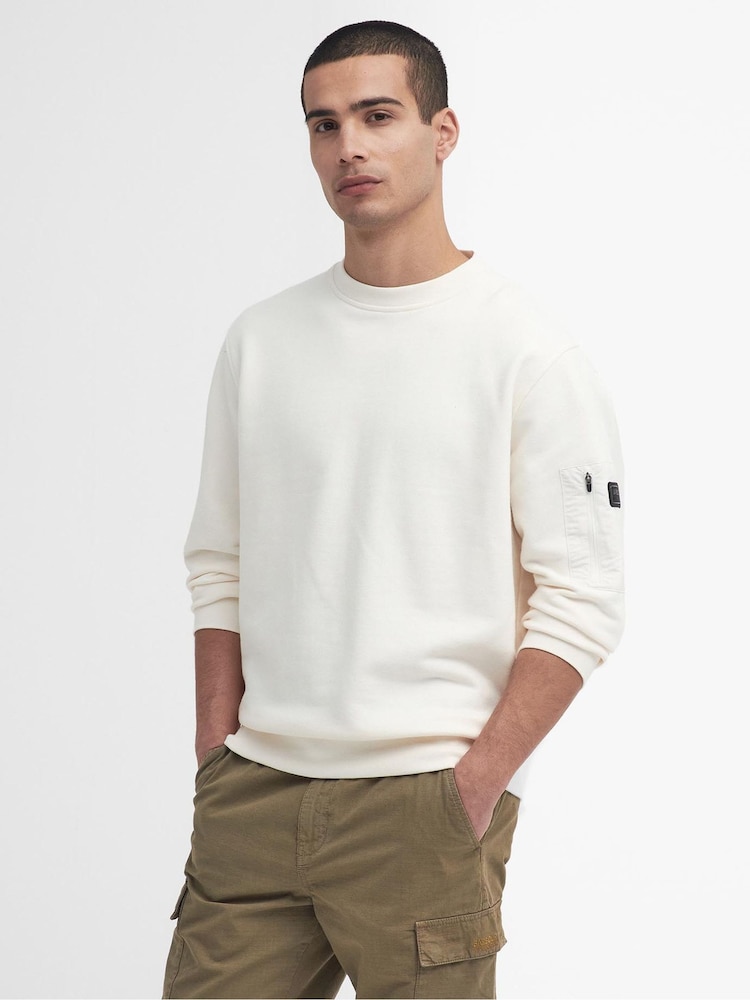 Barbour® International Grip Crew Neck Sweatshirt - Image 1 of 6 Barbour® International Grip Crew Neck Sweatshirt - Image 1 of 6