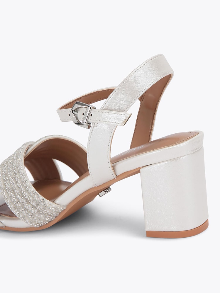 Blanc - Sandales Carvela Divine Block - Image 2 sur 4