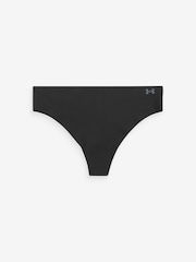 Under Armour Black No Show Pure Stretch Thongs 3 Pack - Image 6 of 6