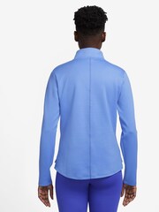 modra - Nike Therma-Fit Half-Zip dolg rokav; Tekaška majica z dolgimi rokavi - Slika 2 iz 3