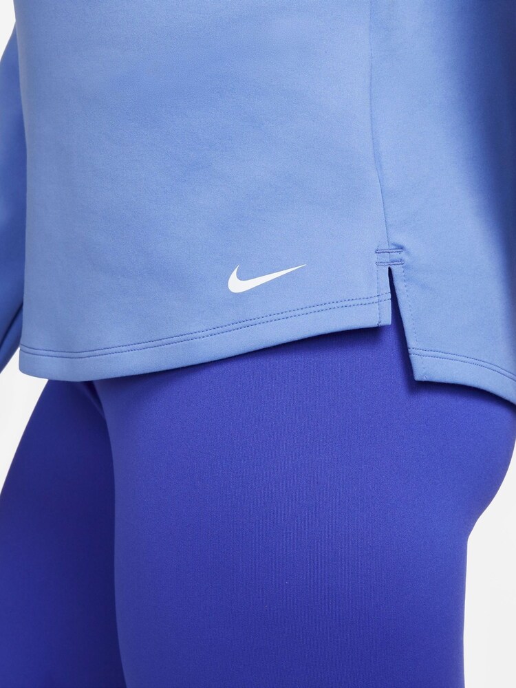 modra - Nike Therma-Fit Half-Zip dolg rokav; Tekaška majica z dolgimi rokavi - Slika 3 iz 3