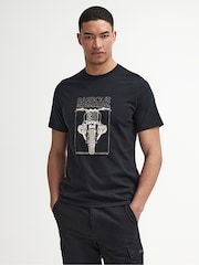 Barbour® International Raceway Graphic 100% Cotton T-Shirt - Image 1 of 5
