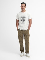 Barbour® International Raceway Bike Graphic 100% Cotton T-Shirt - Image 3 of 5