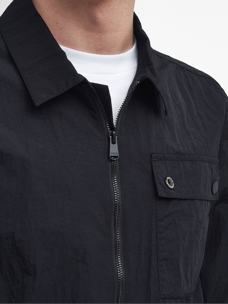 Barbour® International Blue Inline Overshirt - Image 5 of 10