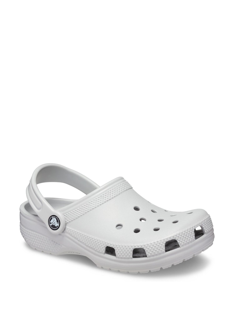 Crocs Dark Grey Kids Unisex Classic Clogs - Image 3 of 7
