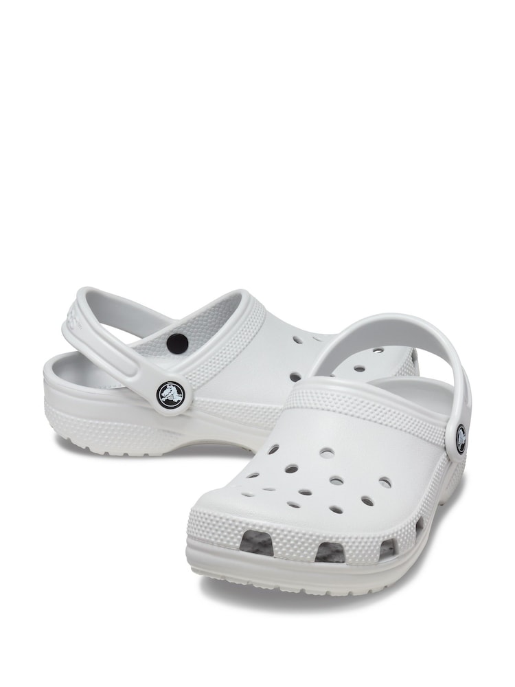 Crocs Dark Grey Kids Unisex Classic Clogs - Image 4 of 7