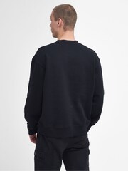 Barbour® International Oversized Formula Crew 100% Cotton Sweatshirt - Image 2 of 6