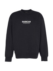 Barbour® International Oversized Formula Crew 100% Cotton Sweatshirt - Image 5 of 6