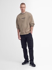 Barbour® International Oversized Formula Crew 100% Cotton Sweatshirt - Image 3 of 6