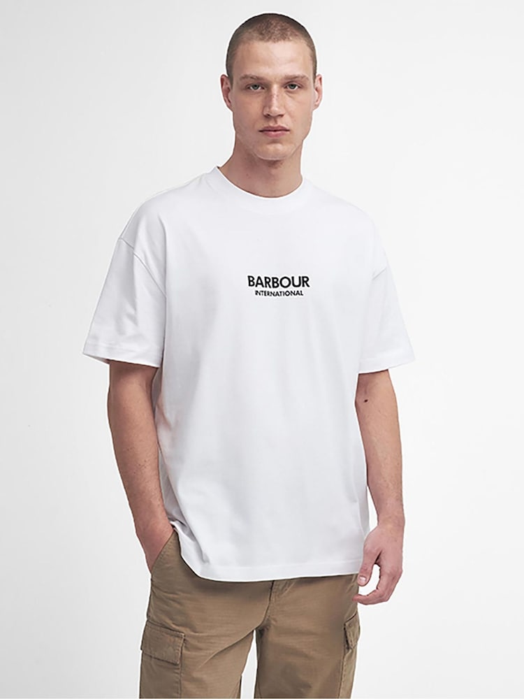 Barbour® International Oversized Formula 100% Cotton T-Shirt - Image 2 of 5