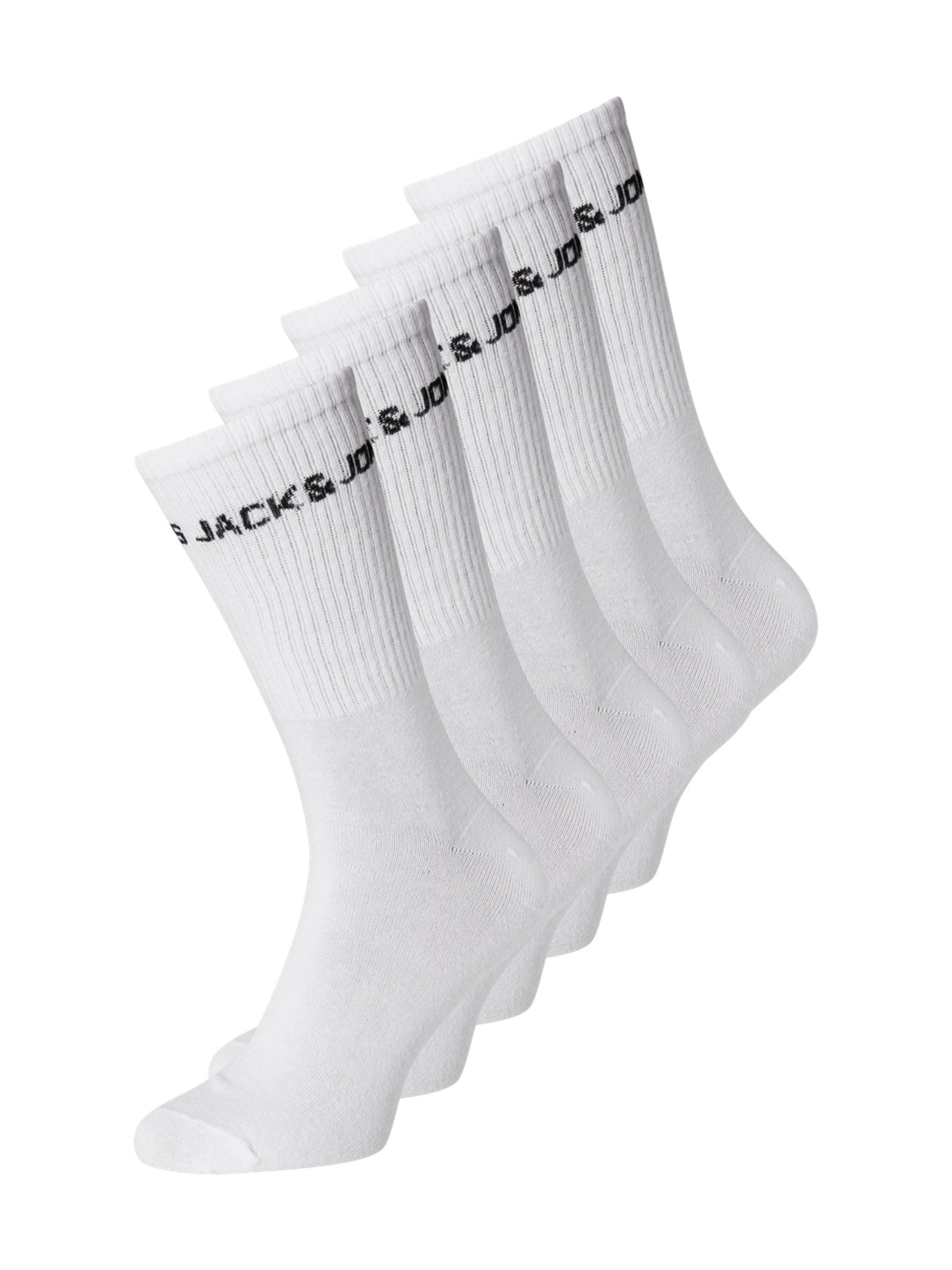 JACK & JONES Men's Jacbasic Logo Tennis Sock 5 Pack Tennis Socks (pack of 1) - Image 2