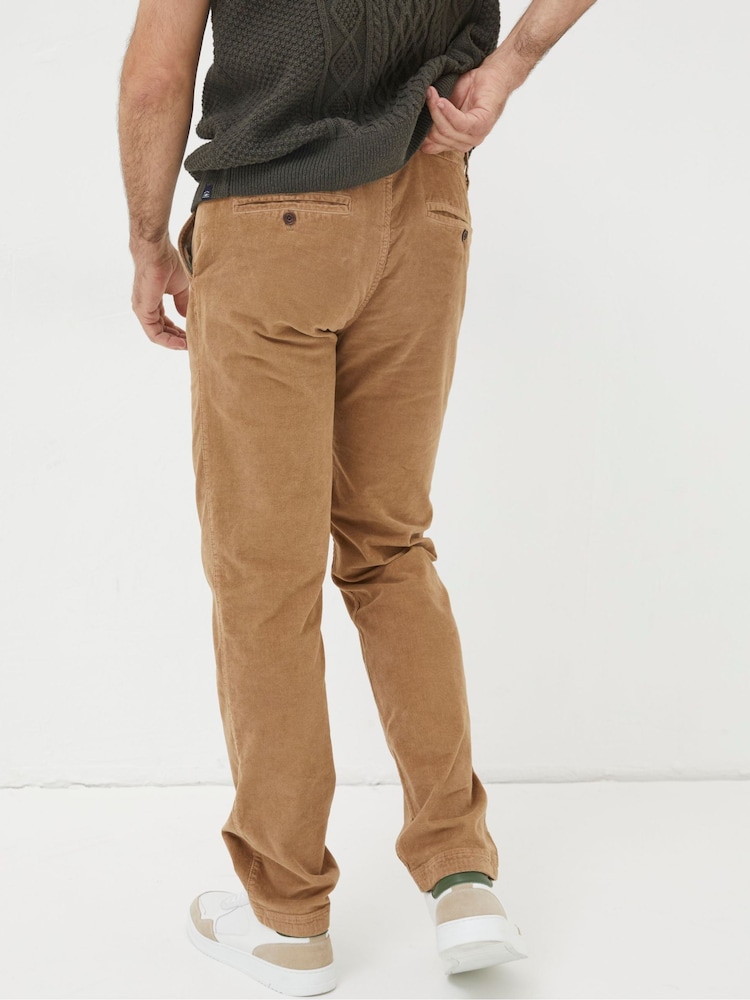 FatFace Natural Straight Cord Trousers - Image 2 of 5