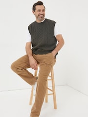 FatFace Natural Straight Cord Trousers - Image 3 of 5