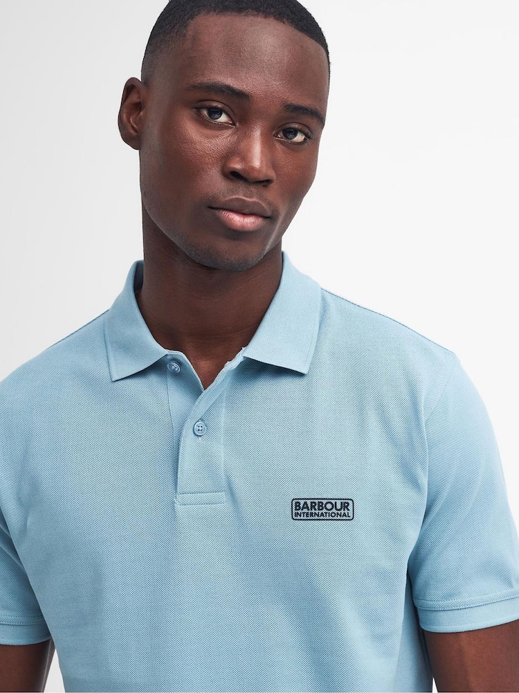 Barbour® International 100% Cotton Essential Polo Shirt - Image 4 of 6