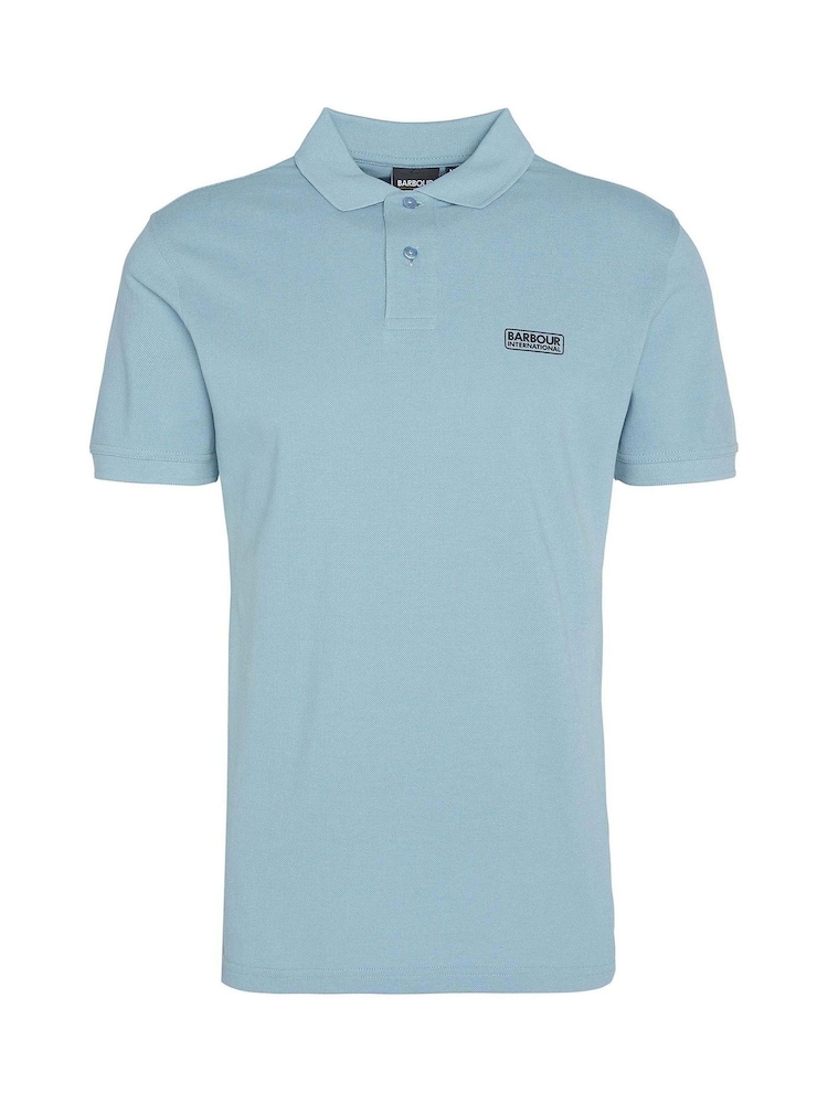 Barbour® International 100% Cotton Essential Polo Shirt - Image 6 of 6