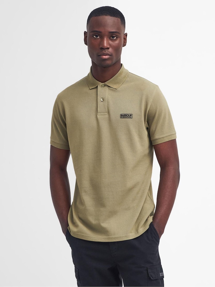 Barbour® International 100% Cotton Essential Polo Shirt - Image 1 of 6