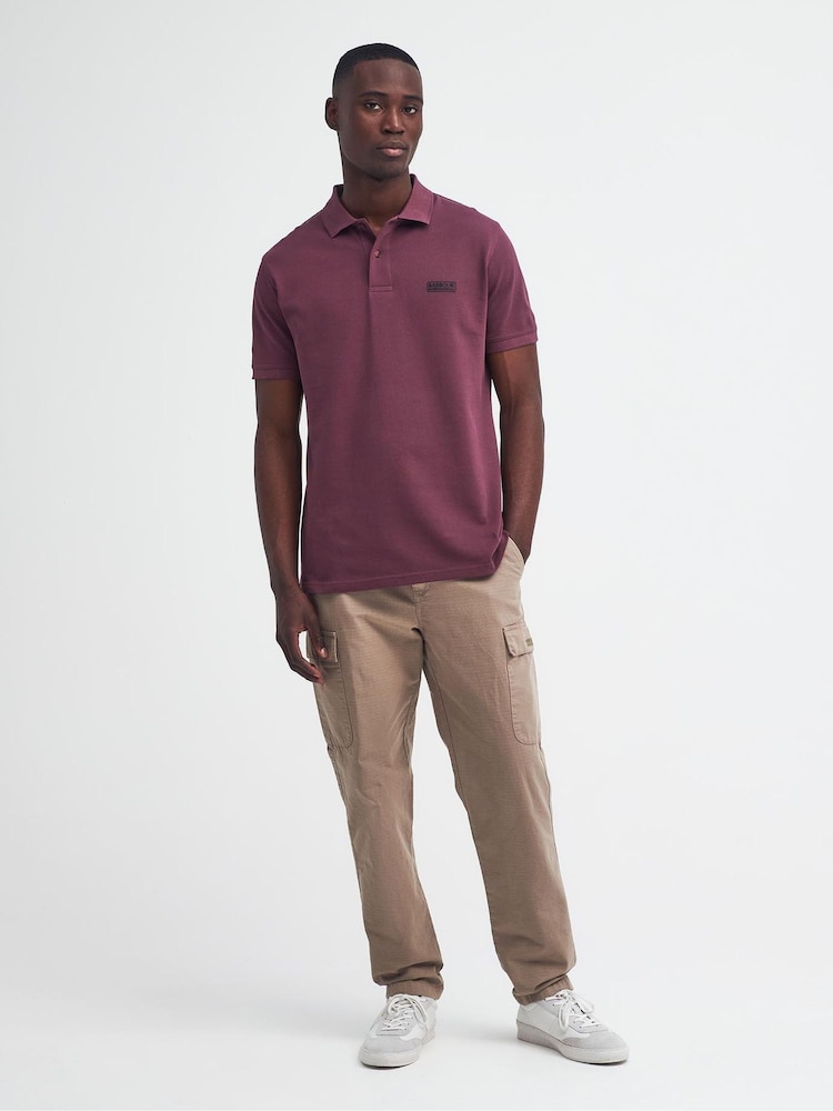 Barbour® International 100% Cotton Essential Polo Shirt - Image 2 of 6