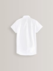 Blanc - 5{Paquet de chemises scolaires Manches courtes (3-18ans) - Image 3 of 6