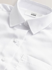 Blanc - 5{Paquet de chemises scolaires Manches courtes (3-18ans) - Image 5 of 6