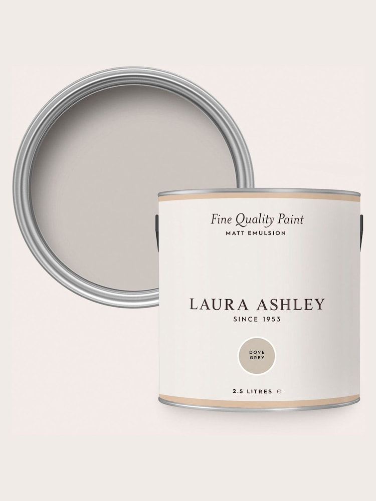 Laura Ashley Dove Grey Matt Emulsion 2.5Lt Paint - Image 4 of 4 Laura Ashley Dove Grey Matt Emulsion 2.5Lt Paint - Image 4 of 4