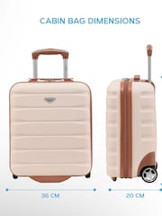 Flight Knight 45x36x20cm EasyJet Underseat 2 Wheel ABS Hard Case Cabin Carry On Hand Luggage - Image 2 of 8