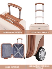Flight Knight 45x36x20cm EasyJet Underseat 2 Wheel ABS Hard Case Cabin Carry On Hand Luggage - Image 4 of 8