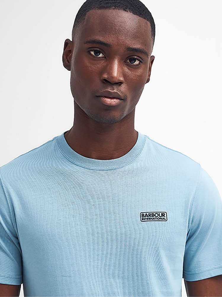 Barbour® International Mens Small Logo 100% Cotton T-Shirt - Image 4 of 6