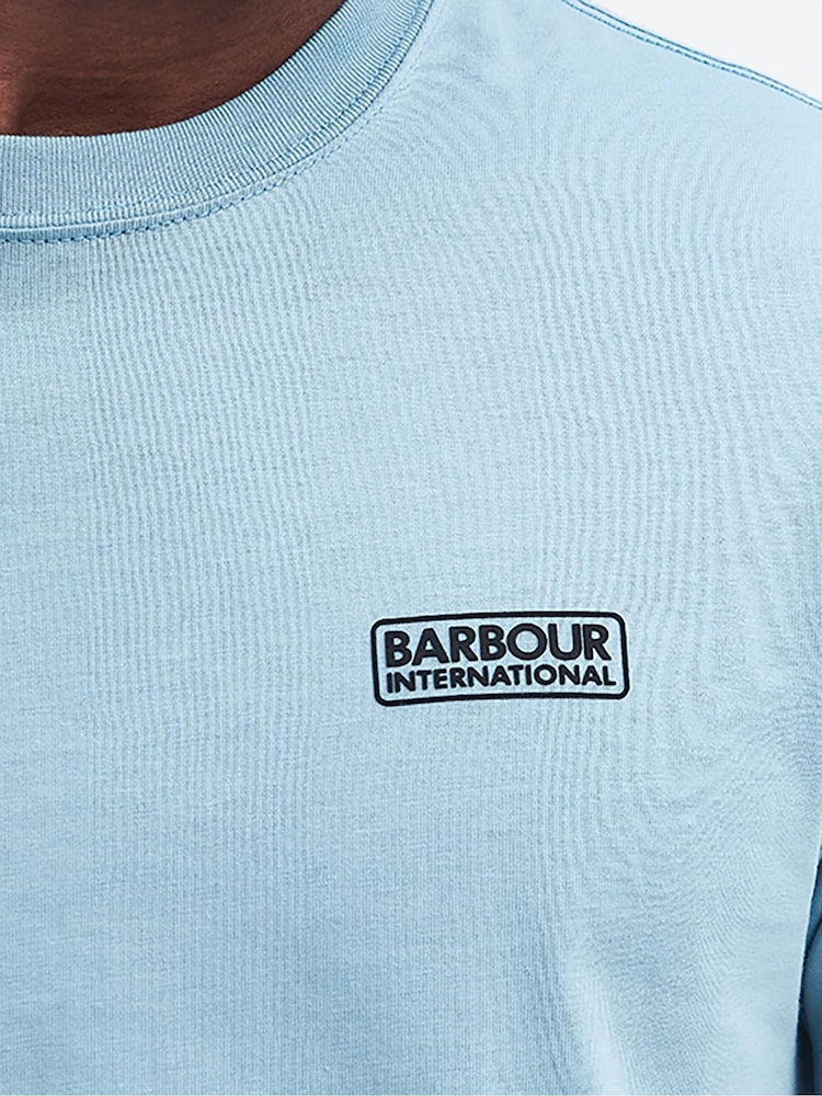 Barbour® International Mens Small Logo 100% Cotton T-Shirt - Image 5 of 6