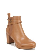 Vionic Leather Nella Ankle Brown Boots - Image 2 of 7