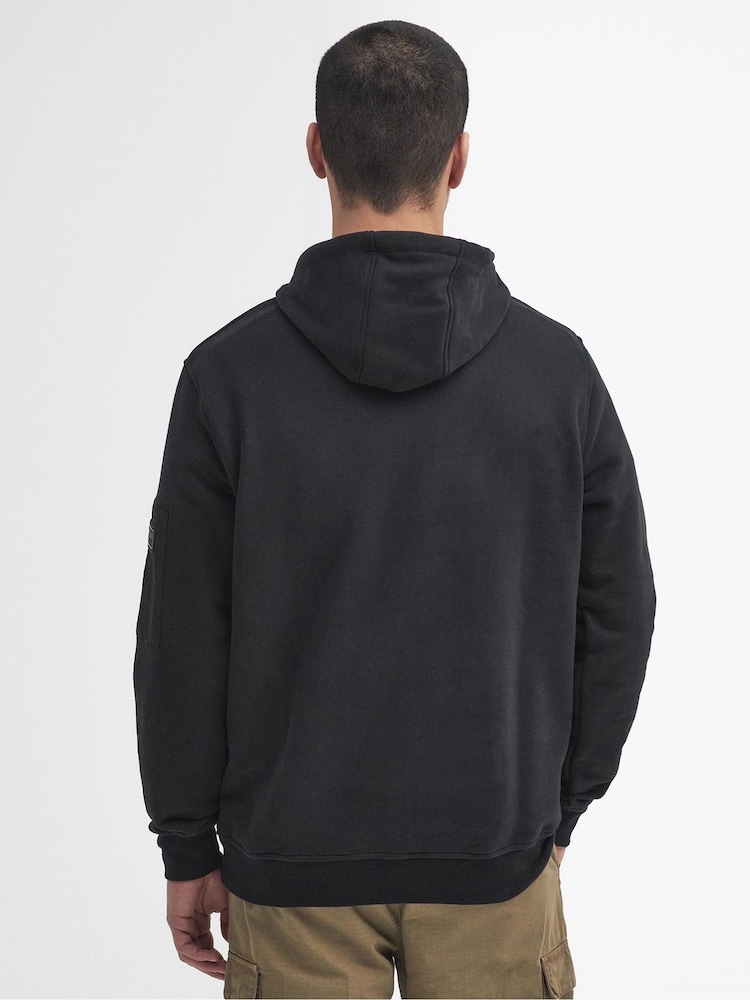 Barbour® International Olive Green Ewan Hoodie - Image 2 of 5