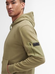 Barbour® International Olive Green Ewan Hoodie - Image 4 of 6