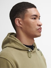 Barbour® International Olive Green Ewan Hoodie - Image 5 of 6