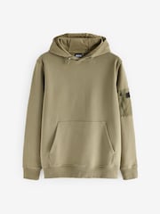 Barbour® International Olive Green Ewan Hoodie - Image 6 of 6