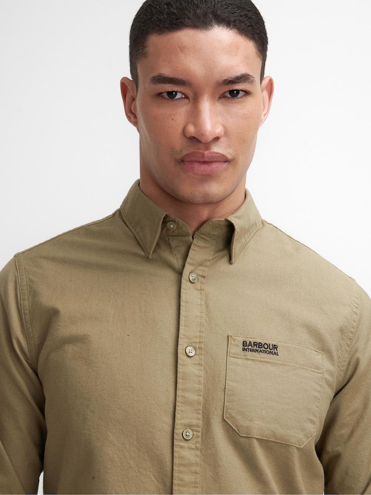 Barbour® International 100% Cotton Kinetic Oxford Shirt - Image 4 of 6