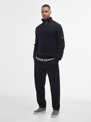 Barbour® International Chester Funnel Quarter Zip Textured Knitted Jumper - Image 4 of 7